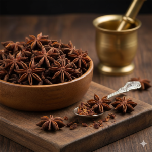 Premium Export Quality Star Anise (Chakra Phool) - Whole Flowers