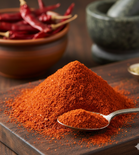 Premium Export Quality Red Chilli Powder - Stemless & Pure